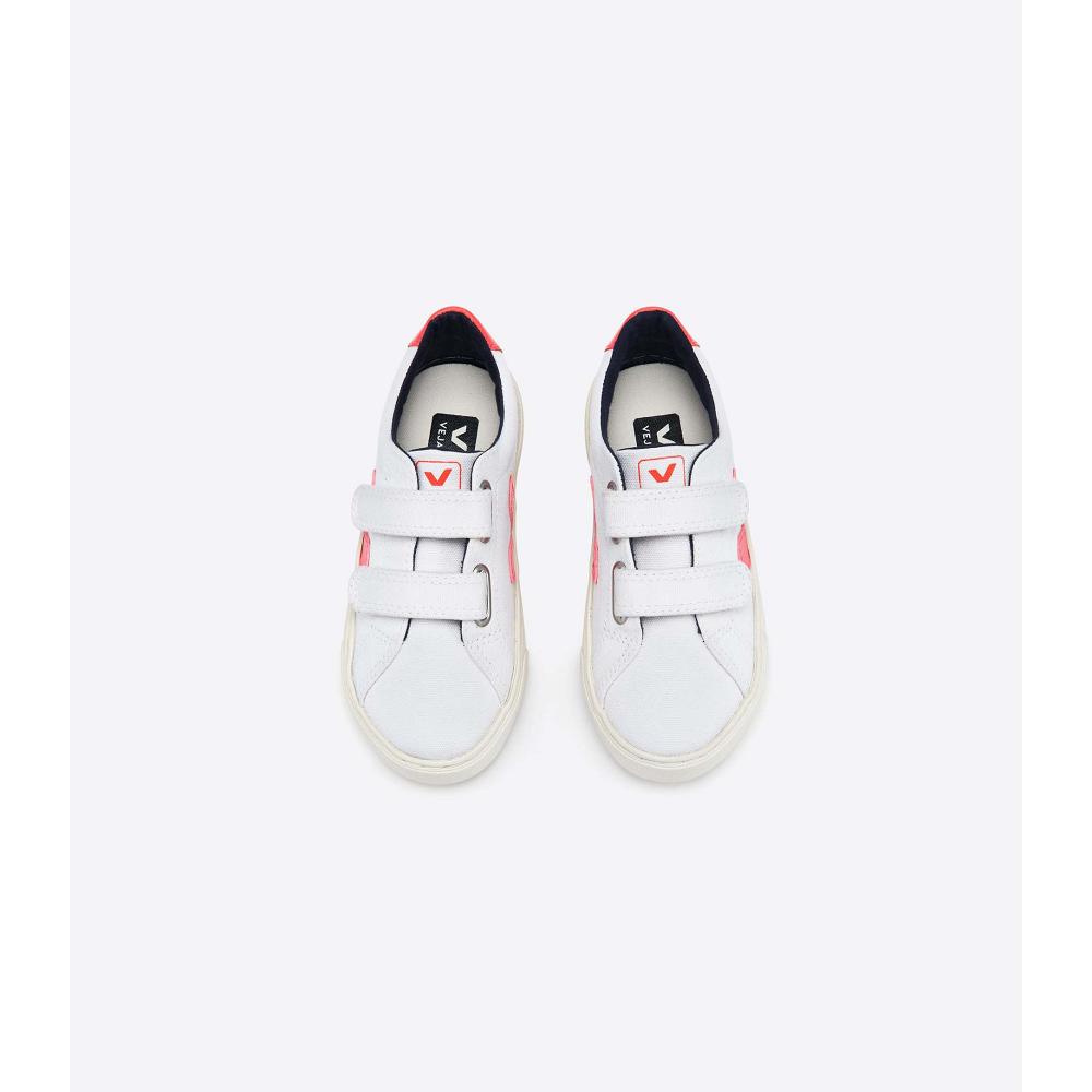 Veja ESPLAR Kids' Sneakers White/Orange | NZ 815RVD